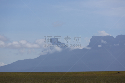 委内瑞拉,拉格兰萨巴那,平顶山,canaima,天空,水平画幅,户外,美洲,热带气候,山