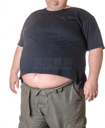 巨大的,男人,肚子,肥胖,暴饮暴食,垂直画幅,腹腔,秤,特写,男性