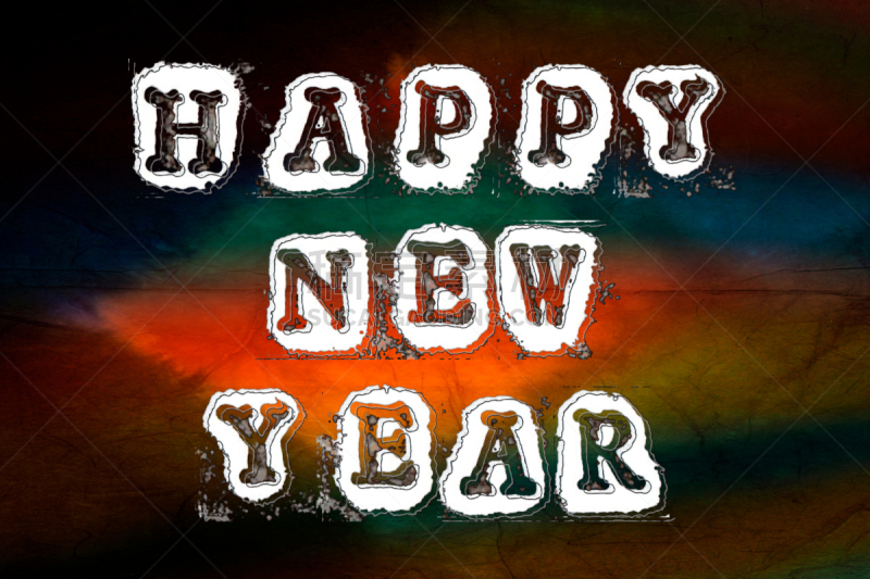 2019,背景聚焦,表格,新年前夕,单词,周年纪念,暗色,字母,一月,传统节日