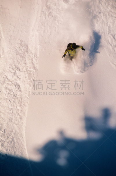 粉末状雪,塔夷,垂直画幅,冬季运动,冬天,怀俄明,一个人,极限运动,人,滑雪板