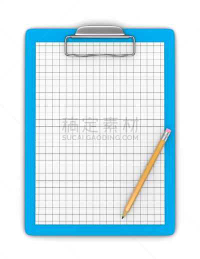 方格纸,空白的,铅笔,写字板,垂直画幅,办公室,留白,办公用品,消息,无人