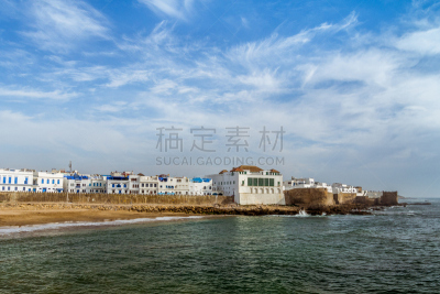 艾西拉,摩洛哥,丹吉尔,麦地那区,柏柏尔人,摩尔人风格,旅途,北非,海港,云