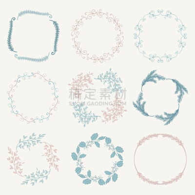 边框,矢量,草图,国境线,多色的,动物手,叶状图案,绘画插图,贺卡,人老心不老
