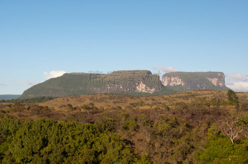 委内瑞拉,卡奈依马国家公园,拉格兰萨巴那,平顶山,canaima,南美,天空,高原,国家公园,水平画幅