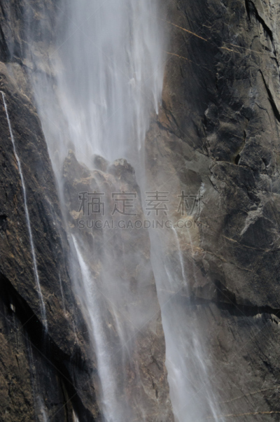 瀑布,大特写,亚当斯,赖厄德镇,极端天气,垂直画幅,水,枝繁叶茂,白色,明星