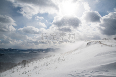 山口,日本,冬天,弟子屈,北海道,屈斜路湖,雪堆,寒冷,视角,阿肯国家公园