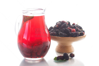 熟的,桑椹,水果拼盘,素食,鸡尾酒,果汁,夏天,乡村风格,饮料,甜点心