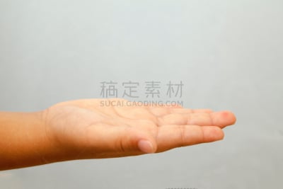儿童,手掌,白色背景,侧面视角,合成图像,留白,水平画幅,阴影,日本人,部分
