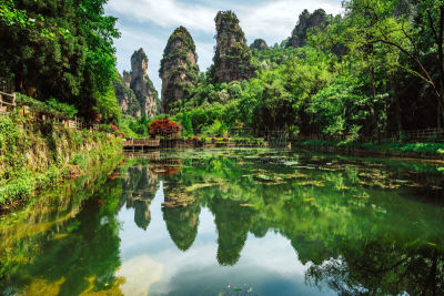 中国,山,头像,国内著名景点,旅途,环境保护,沙岩,公园,喀斯特,著名景点