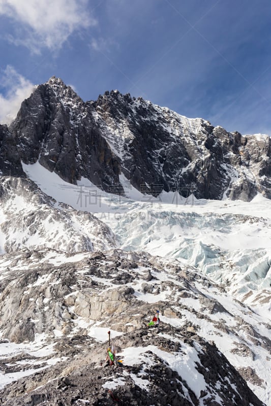 玉龙雪山,垂直画幅,旅游目的地,地形,丽江,山,无人,户外,云南省,摄影