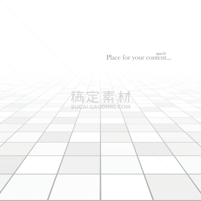 抽象,背景,透视图,视点,正方形,砖地,灰色背景,方形画幅,地板,瓷砖