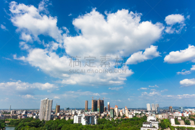 福州,城市,天空,公园,水平画幅,无人,户外,湖,都市风景,现代