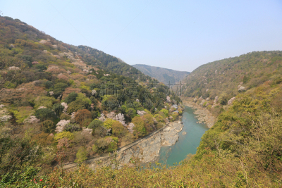 岚山,泉,图像,katsura,植物,水平画幅,地形,山,日本,旅行者