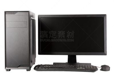 塔,发光二级管,计算机,显示器,白色背景,迷迪,公文包,全高清格式,底盘,平面屏幕