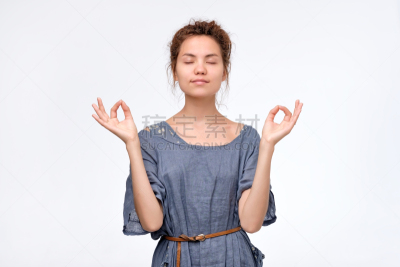 平和,瑜伽,自然美,青年女人,雷鬼头,人种,成年的,青年人,青少年