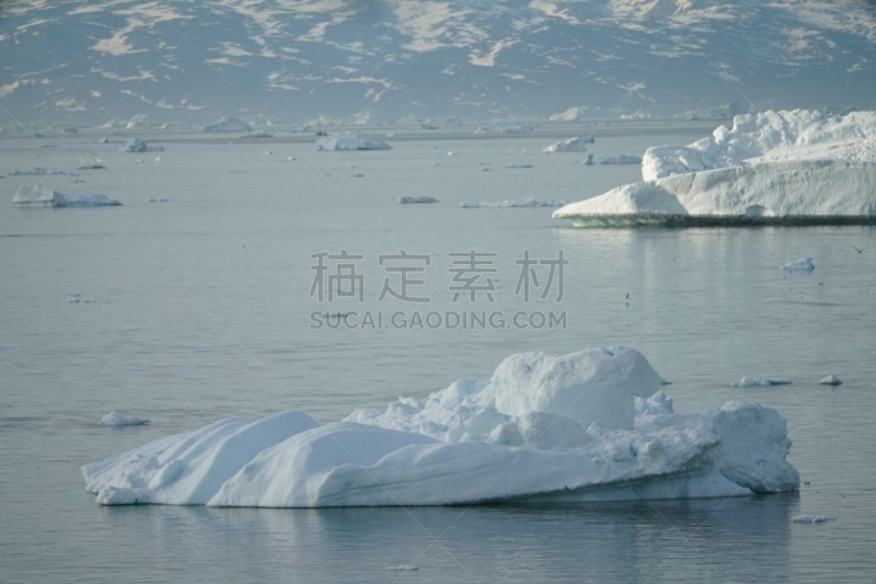 北冰洋,冰山,北极,格陵兰,天空,风,气候,雪,北美,戏剧性的景观