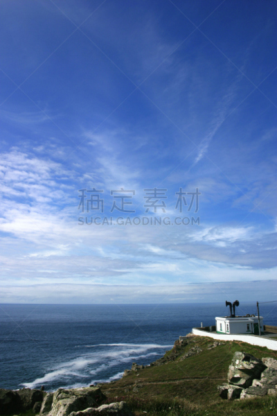 潘迪安,康沃尔,潘维斯,车用喇叭,垂直画幅,水,天空,导游,大西洋,英格兰