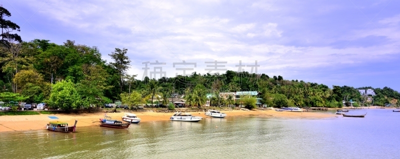 海滩,普吉岛,船,水,水平画幅,沙子,尖的,安达曼海,旅行者,泰国