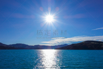 akaroa,都市风景,城镇,风景,图像,海洋,大洋洲,著名景点,新西兰,无人