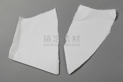 纸,白色,灰色背景,扯开,洞,边框,水平画幅,消息,古老的
