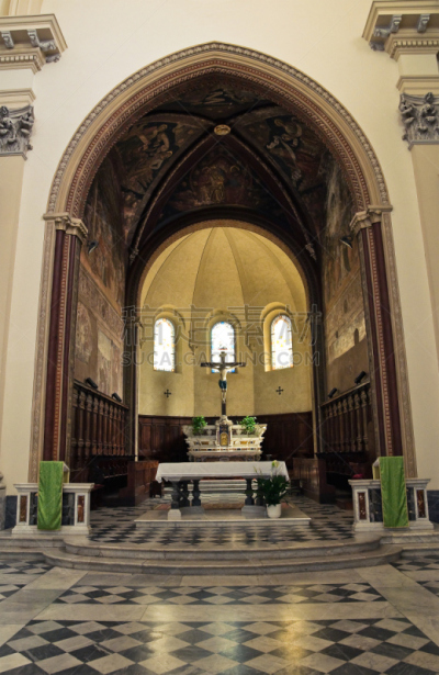 Cathedral of St. Margherita.Tarquinia. Lazio. Italy.
