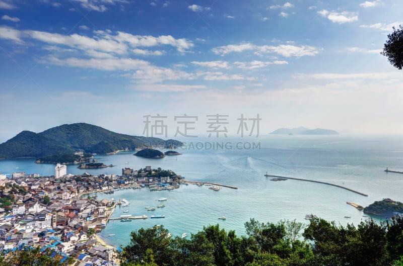 地形,福山,广岛县,濑户内海,天空,公园,水平画幅,无人,海港,户外