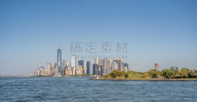 下曼哈顿区,纽约,办公室,天空,水平画幅,曼哈顿金融区,无人,城市扩张,户外,都市风景