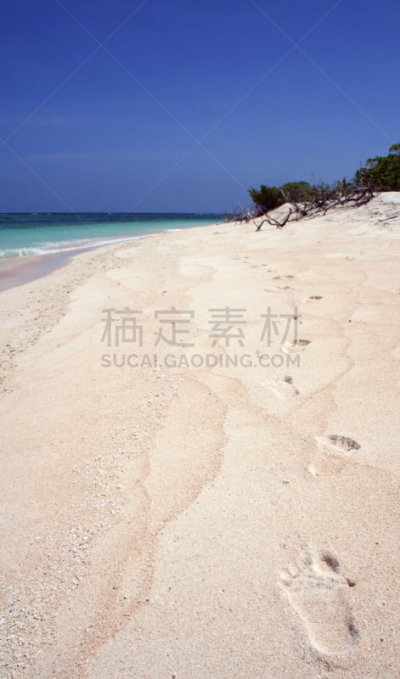 海滩,菲律宾,白色,苏禄海,坐船遇难的人,荒岛,维萨亚群岛,浮木,垂直画幅,天空