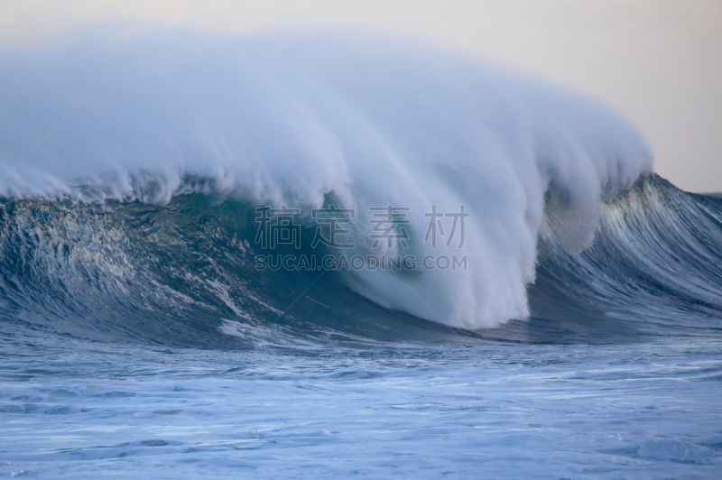 波浪,冬天,自然,美国,水平画幅,蓝色,自然神力,旅行者,户外,非凡的