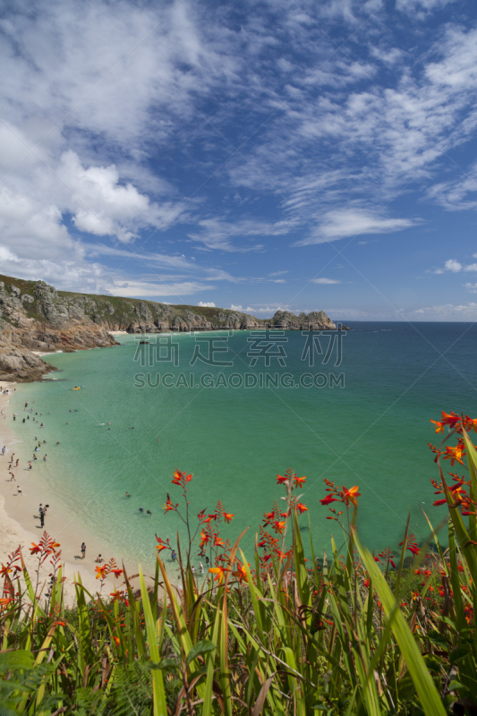 波斯可诺,夏天,彭赞斯,st ives,圣艾芙,land's end,兰兹角,垂直画幅,康沃尔,沙子