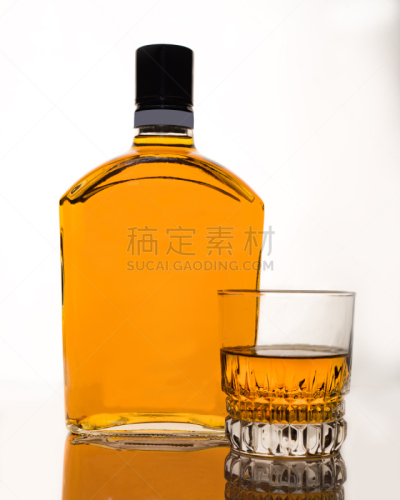 瓶子,威士忌,玻璃,垂直画幅,留白,度假胜地,可密封的,形状,无人
