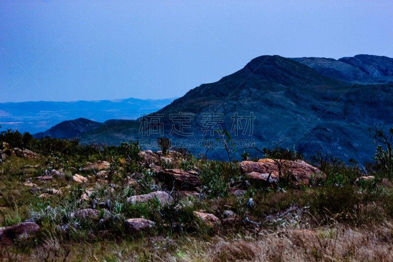 山,巴西,高原,国内著名景点,自然保护区,地形,灌木,草,树