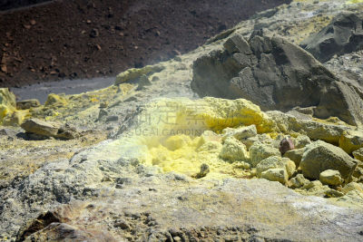火山,特拉华,群岛,水平画幅,火山地形,户外,石材,硫磺,卡诺岛,山