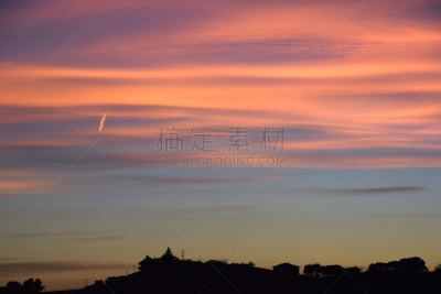 山,天空,水平画幅,云,无人,圣瑞莫,圣雷莫,海滩,冬天,地平面