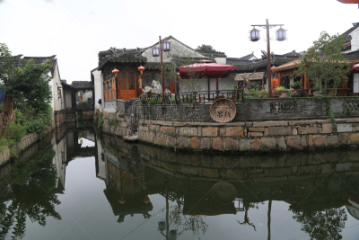 瓷器,水乡,欧洲赤松,周庄,古董,灯笼,水平画幅,建筑,无人,上海