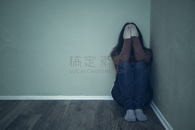 问题,青少年,暗色,青春期,一个人,损失,生闷气的,坏掉的,女人,自然美