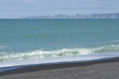 纳皮尔,海滩,cape kidnappers gannet colony,新西兰,河岸,水平画幅,绿色,无人,户外,海洋