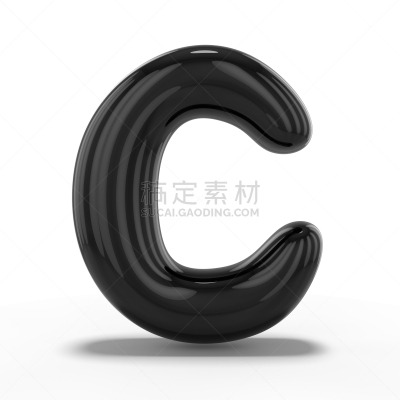 三维图形,英文字母c,气球,充气品,白色背景,分离着色,背景分离,美术工艺,字母,风