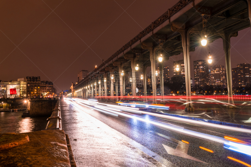 The pont de Bir-Hakeim, formerly the pont de Passy, is a bridge that crosses the Seine River in Paris, France. It connects the city's 15th and 16th arrondissements, and passes through the île aux Cygnes. The bridge, made of steel, is the second to have st