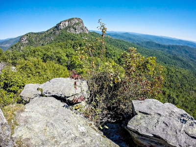 北卡罗来纳,风景,在上面,岩石山,地形,桌子,自然,天空,留白,沟壑