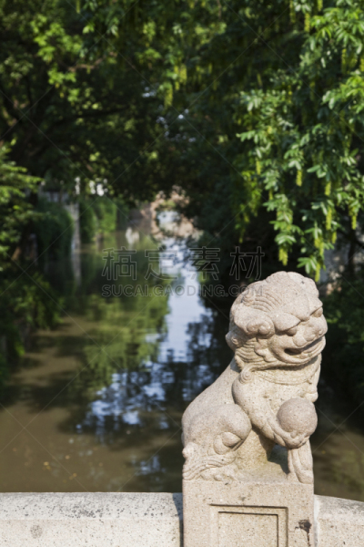 狮子,东方石景花园,狮子林,苏州,垂直画幅,建筑,无人,运河,户外,非凡的
