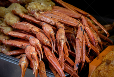 超级市场,健康食物,亚洲,美味,平衡折角灯,螃蟹,格子烤肉,煮食,水平画幅,无人