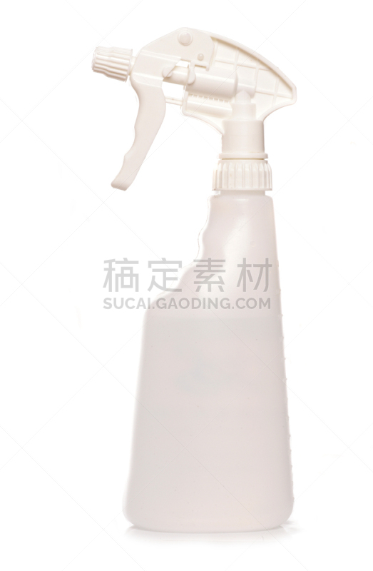 喷雾瓶,白色,垂直画幅,水,清洗剂,白色背景,背景分离,影棚拍摄,用具,彩色图片