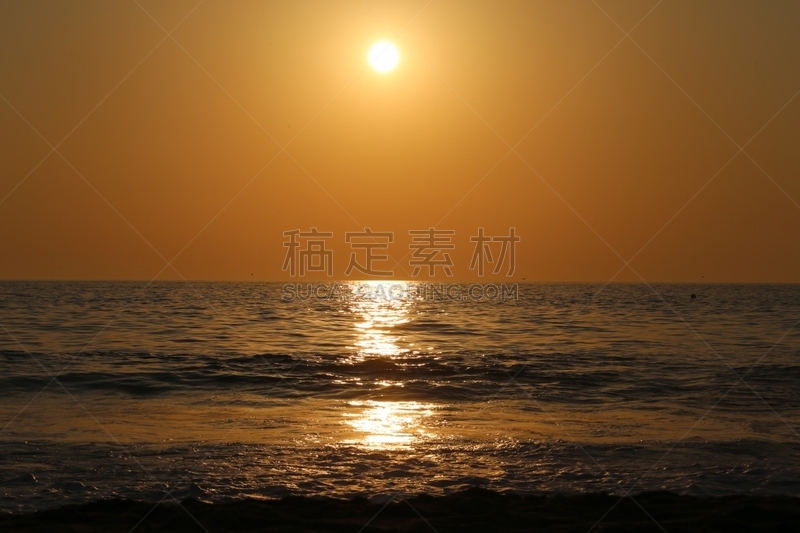 大西洋,曙暮光,浪漫,云,黄昏,户外,黄色,平流层,秋天,风景