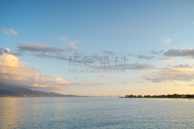 希腊,吊桥,里约热内卢,在上面,在之间,天空,运河,爱奥尼亚海,现代,建筑业