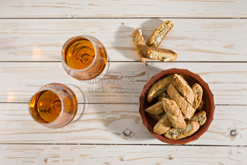 葡萄酒,玻璃杯,冰酒,意大利,饼干,两个物体,传统,清新,彩色背景,食品