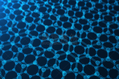 概念,几何形状,特写,三维图形,分子结构,六边形,抽象,原子,纳米技术,发光