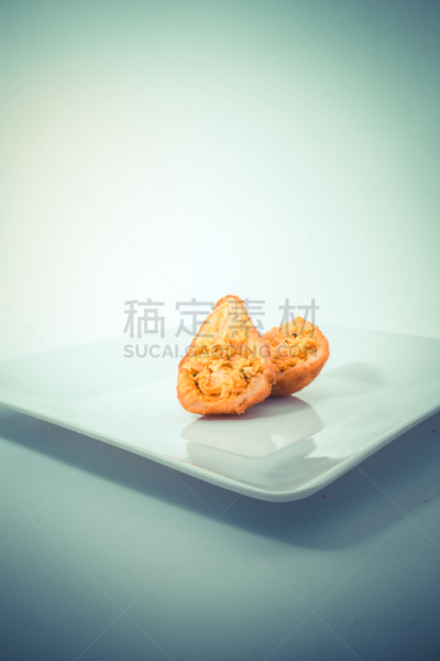 小吃,巴西炸鸡肉,深的,传统,清新,食品,番茄酱,酱汁,餐具,塞满了的