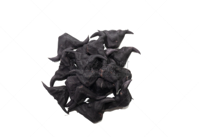 荸荠,白色背景,水,深的,蔬菜,背景分离,韧性,烤的,食品,泰国