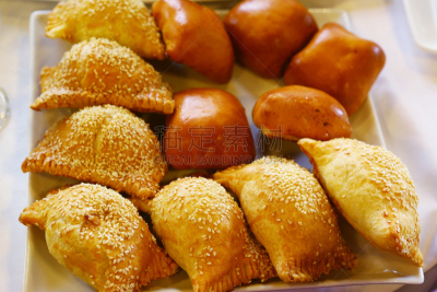 种子,肉,肉馅饼,乡村风格,古老的,甜点心,面包,白色,苹果,风景
